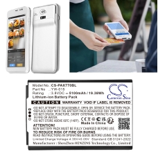Kompatibel batteribyte för Pax YW-009,YW-015