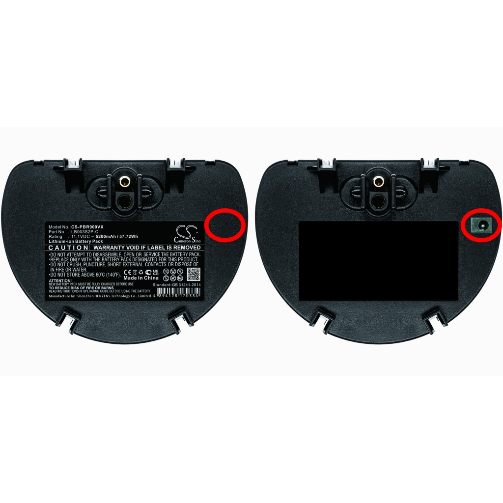 Batterier till dammsugare Water tech CS-PBR900VX