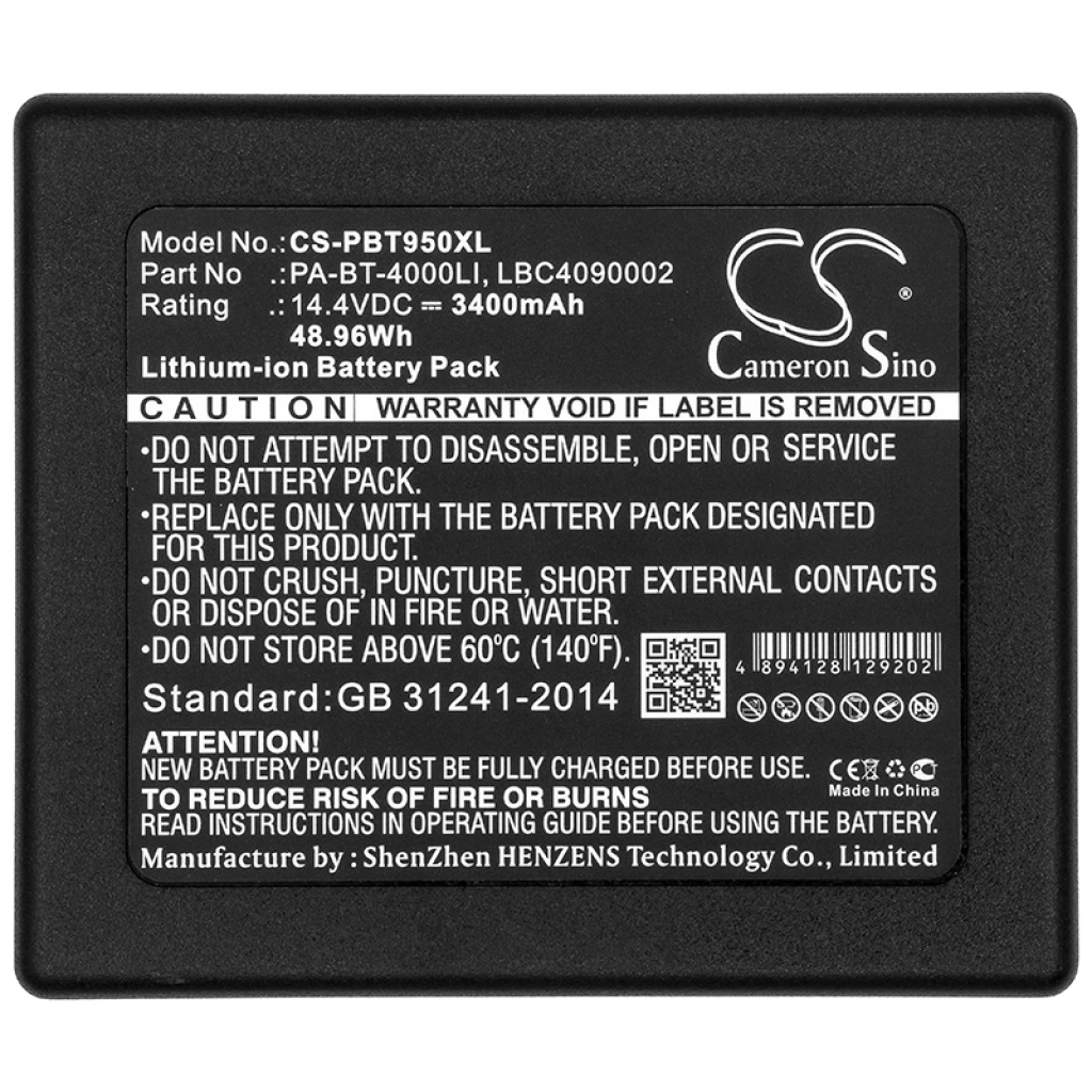 Batterier för skrivare Brother P touch P 950 NW RuggedJet RJ 4030