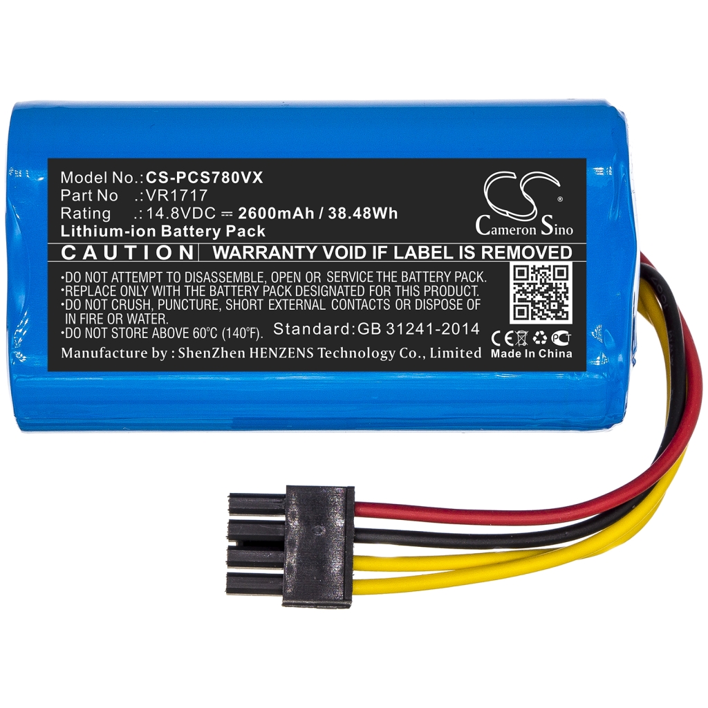 Batterier till dammsugare Proscenic Summer P2s