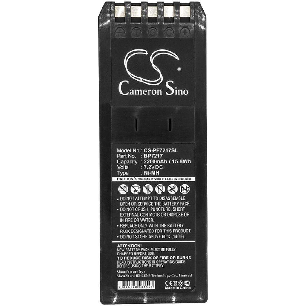 Compatible battery replacement for Fluke BP7217