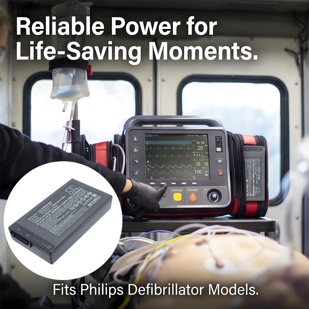 Batteri kompatibel med Phillips CS-PHM451MD