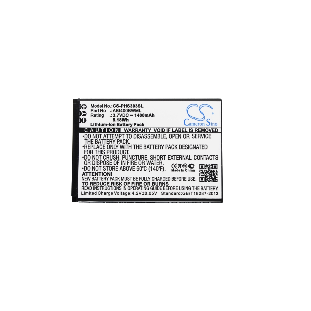 Batteri kompatibel med Philips CS-PHS303SL