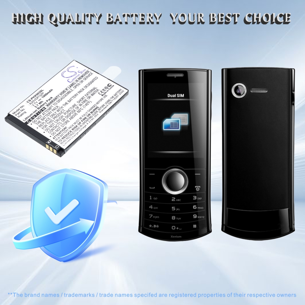 Mobile Phone Battery Philips CS-PHX503SL