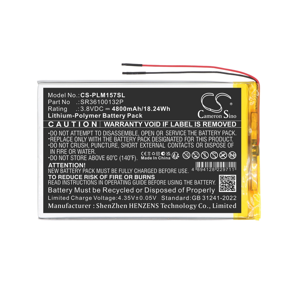Batteri kompatibel med Polaroid CS-PLM157SL
