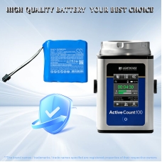 Kompatibel batteribyte för Particle Measuring Systems WP-CVI-03