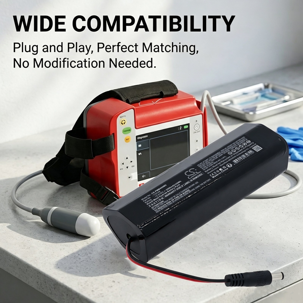 Batterier kompatibel med Primedic handyscan Metrax M400 CS-PMM400MD