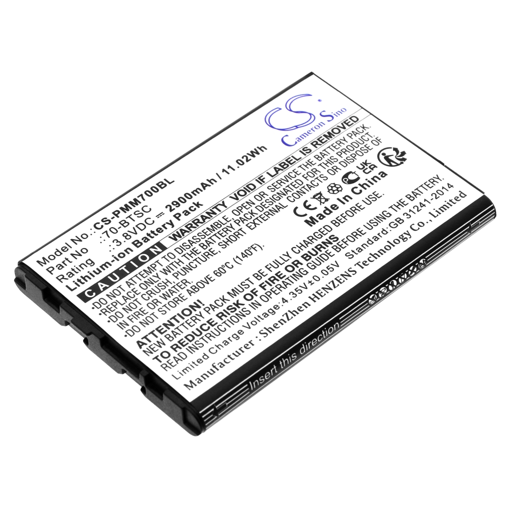 Batterier för skanner Point mobile CS-PMM700BL