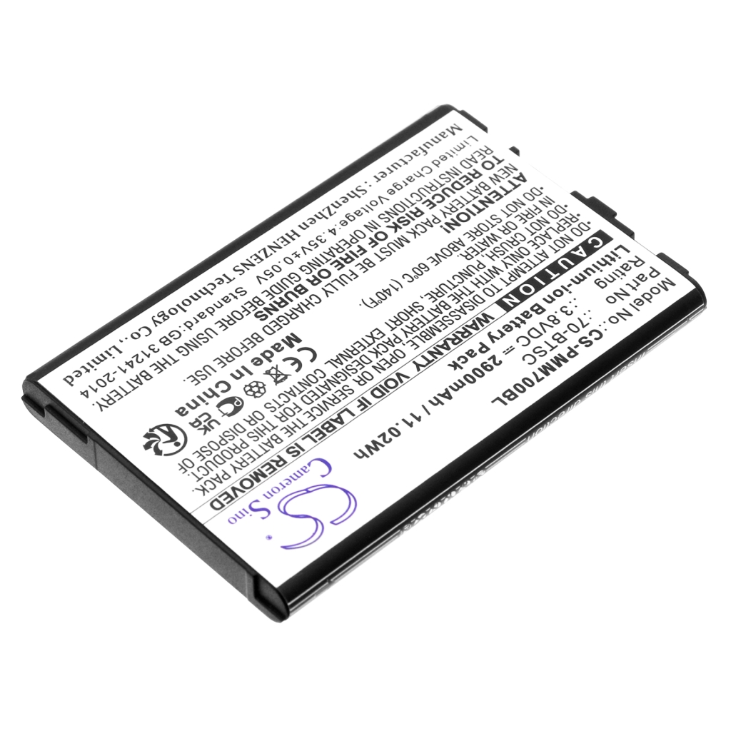 Batterier för skanner Point mobile CS-PMM700BL