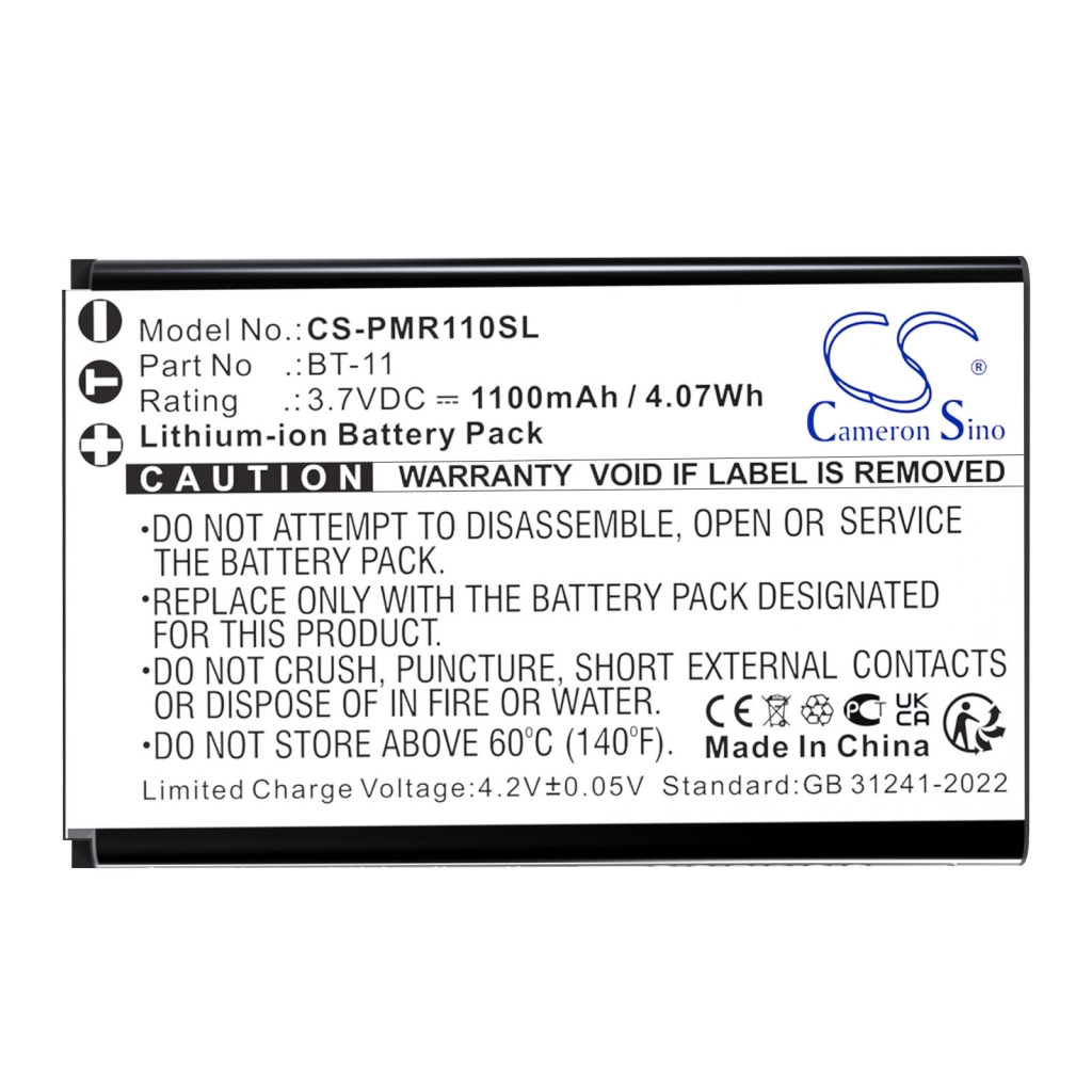 Batterier till högtalare Pliant CS-PMR110SL