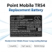 Batterier kompatibel med Point Mobile TR45 TR45 CS-PMR450SL