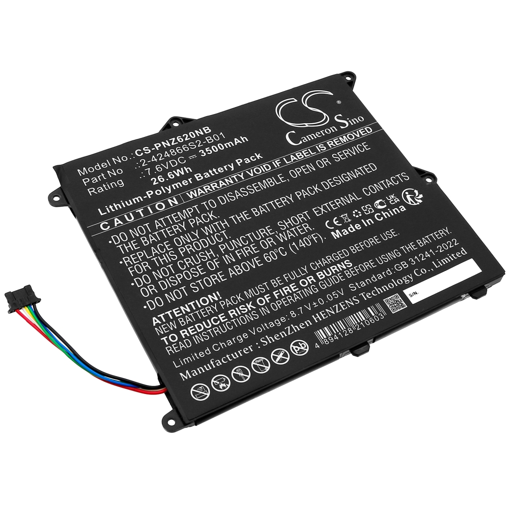 Batterier till bärbara datorer Panasonic CS-PNZ620NB
