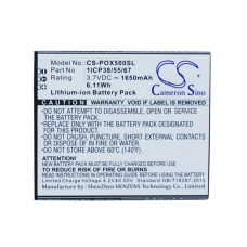 Kompatibel batteribyte för Posh 1ICP38/55/67,G55133