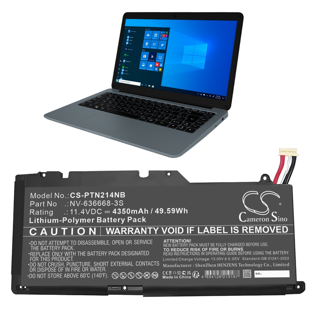 Notebook battery Positivo CS-PTN214NB