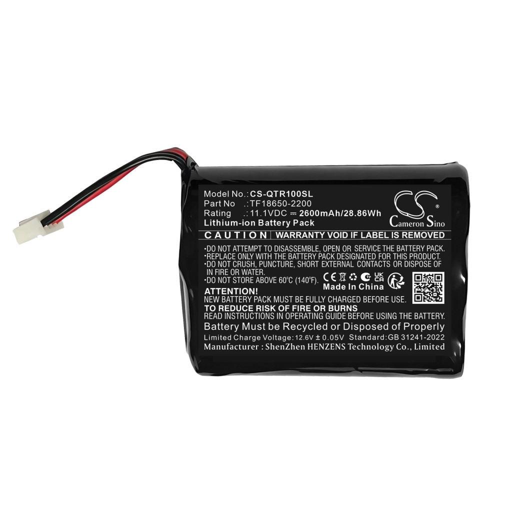 Batteri kompatibel med Quadral CS-QTR100SL