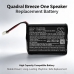 Batteri kompatibel med Quadral CS-QTR100SL