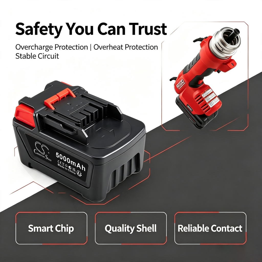 Batterier kompatibel med Ridgid CS12x CS12x CS-RDD350PW