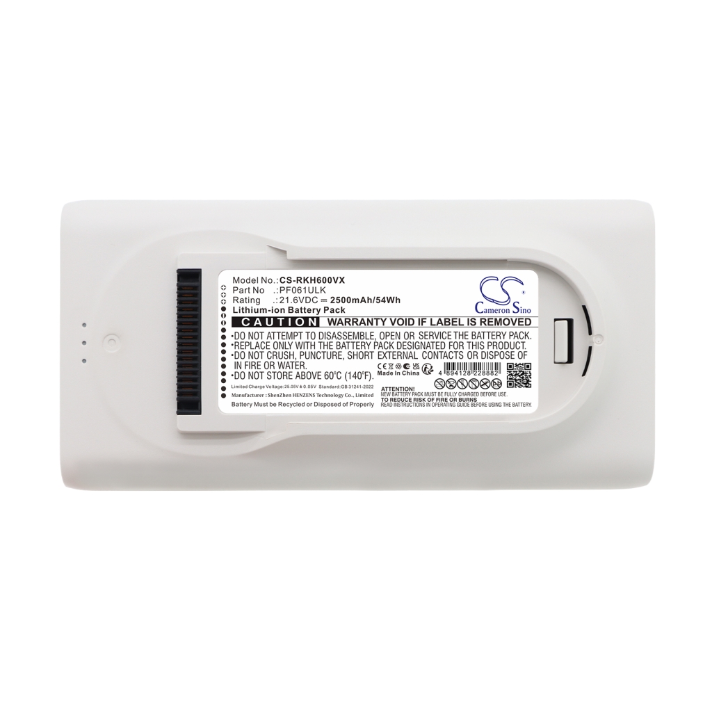 Battery compatible with Roborock CS-RKH600VX