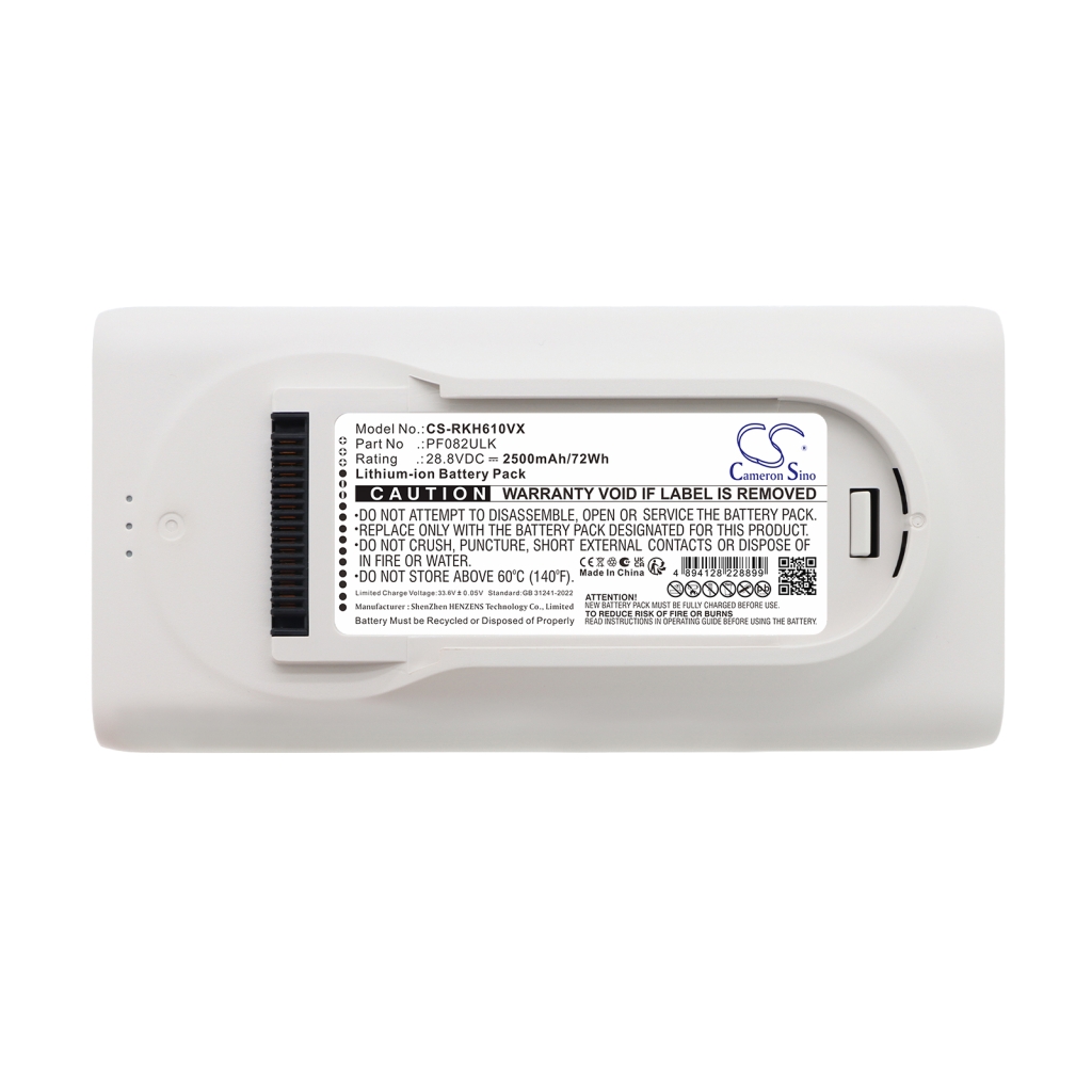 Battery compatible with Roborock CS-RKH610VX