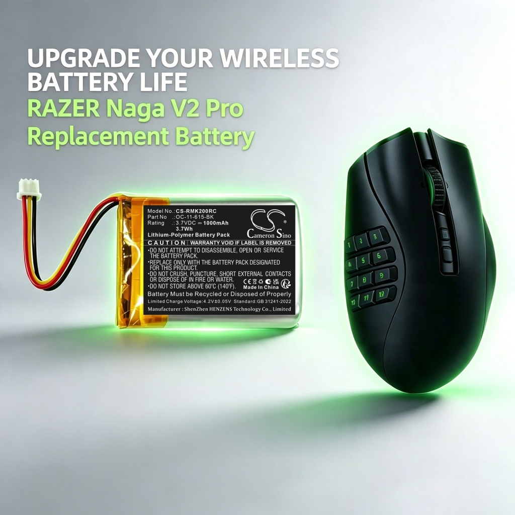 Batteri kompatibel med Razer CS-RMK200RC
