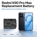 Batterier kompatibel med Redmi K90 Pro Max CS-RMK910SL