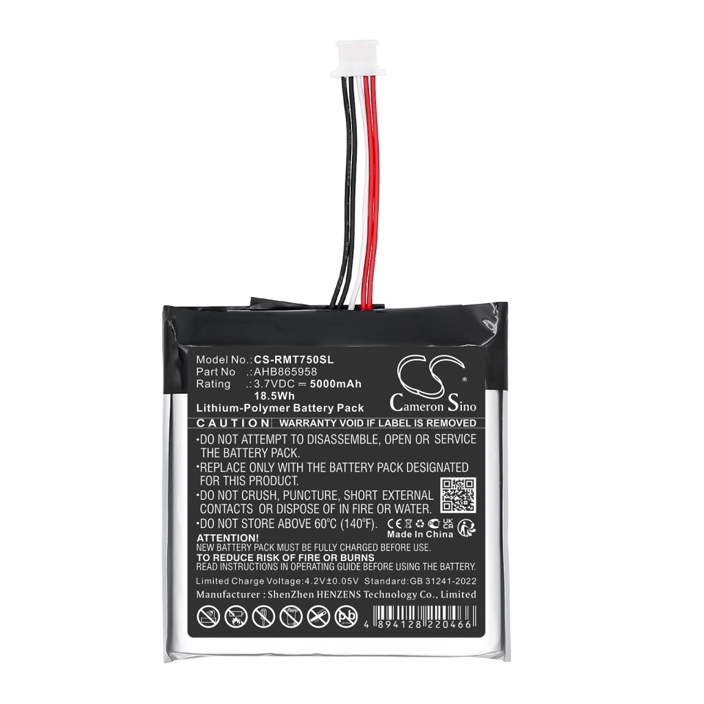 GPS, Navigator Battery Rand mcnally CS-RMT750SL