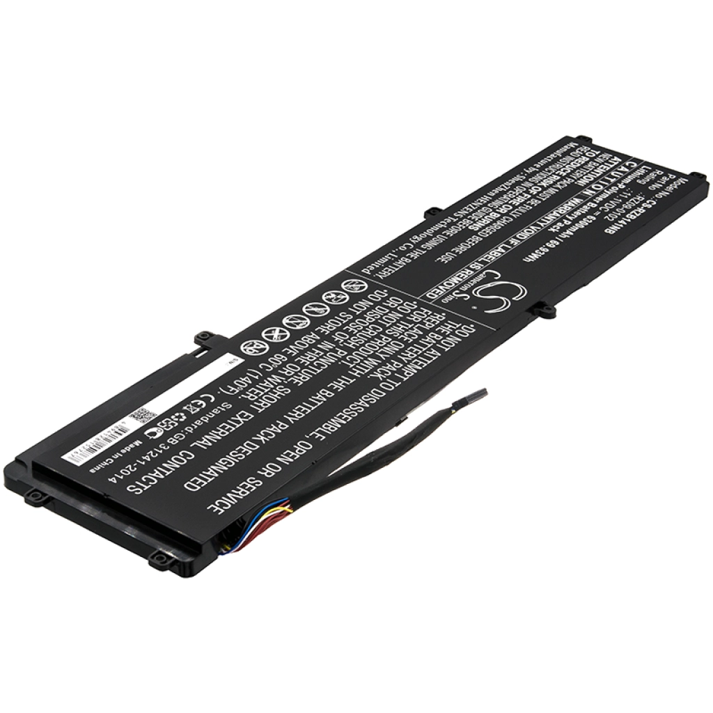 Batterier till bärbara datorer Razer CS-RZB141NB