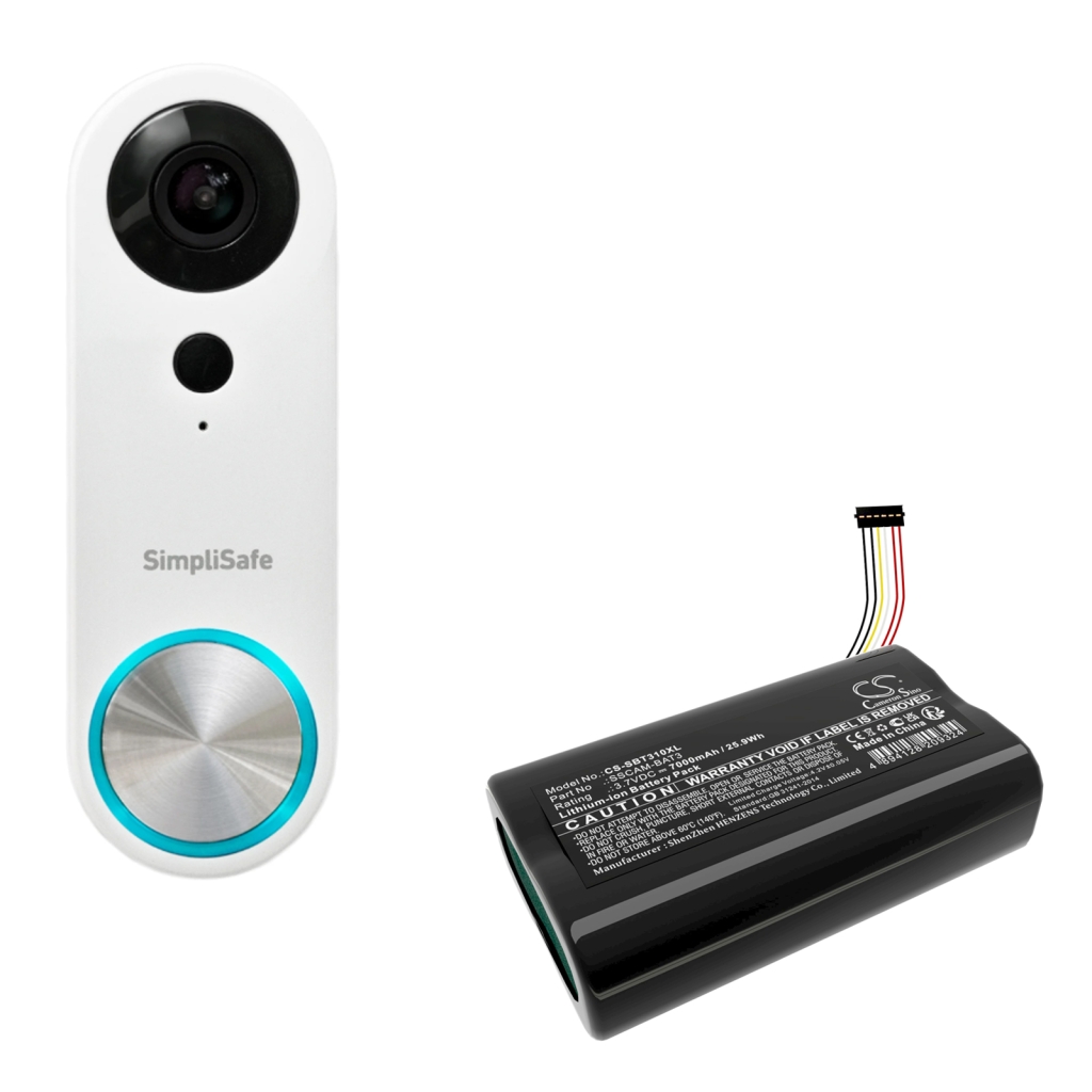 Batterier för hemsäkerhet Simplisafe SimpliSafe