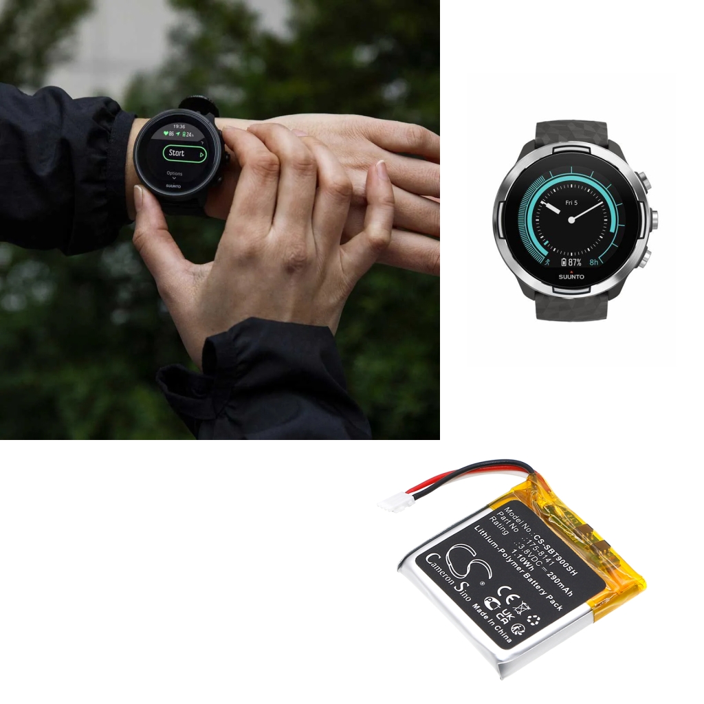 Batterier för smarta klockor Suunto CS-SBT900SH
