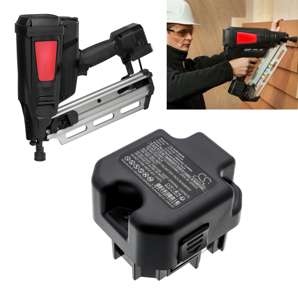 Batterier Ersätter SENCO VP0108, VP0109