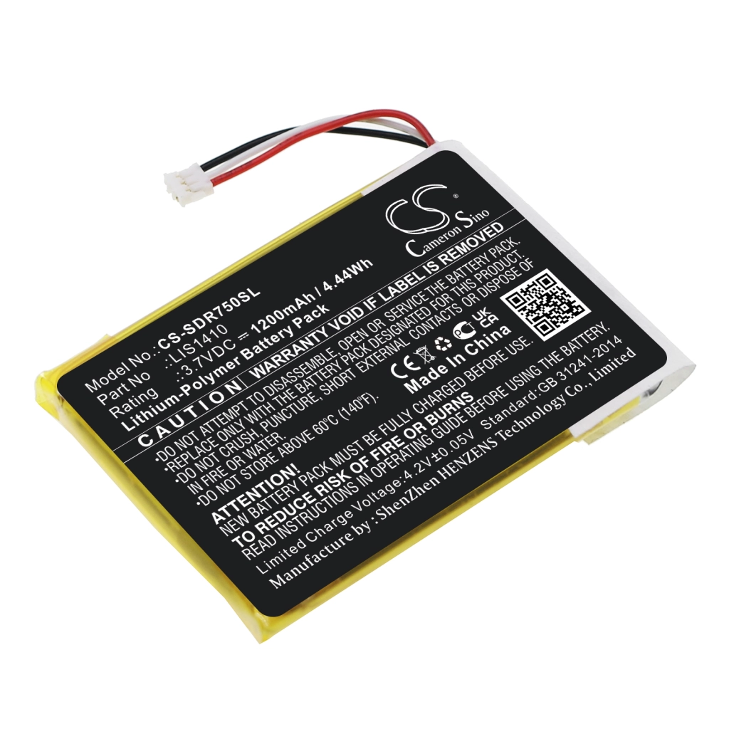 Batterier för trådlösa hörlurar och headsets Sony CS-SDR750SL