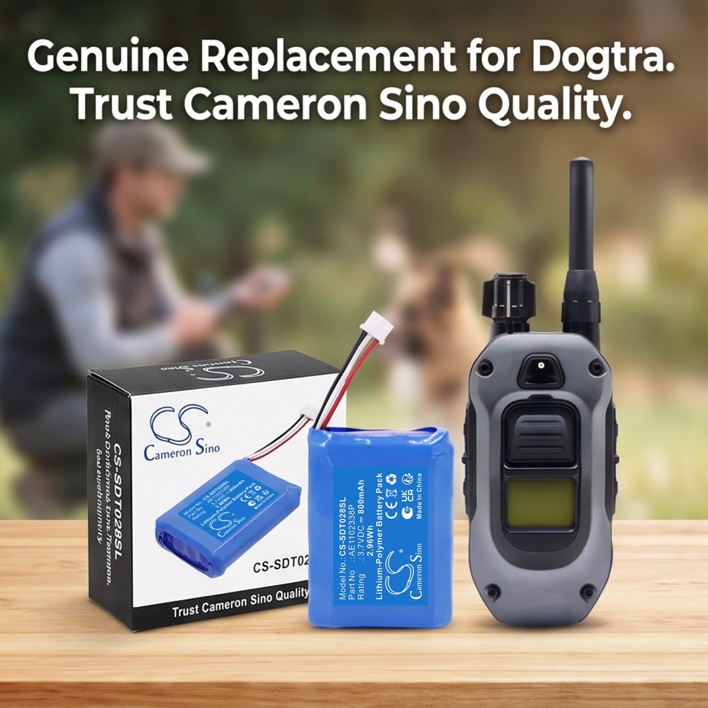 Batterier kompatibel med Dogtra 280X Transmitter CS-SDT028SL