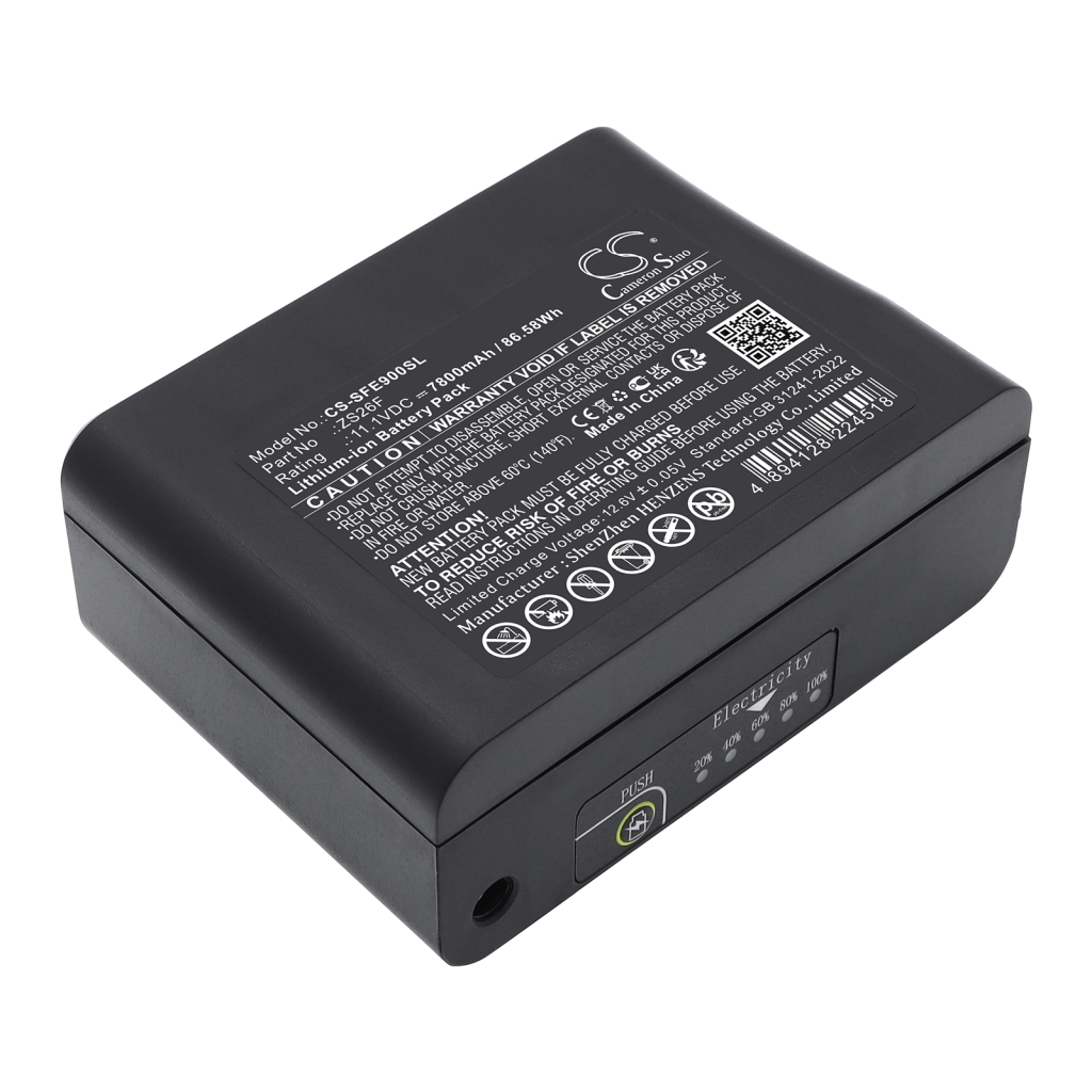 Compatible battery replacement for Signalfire ZS26F