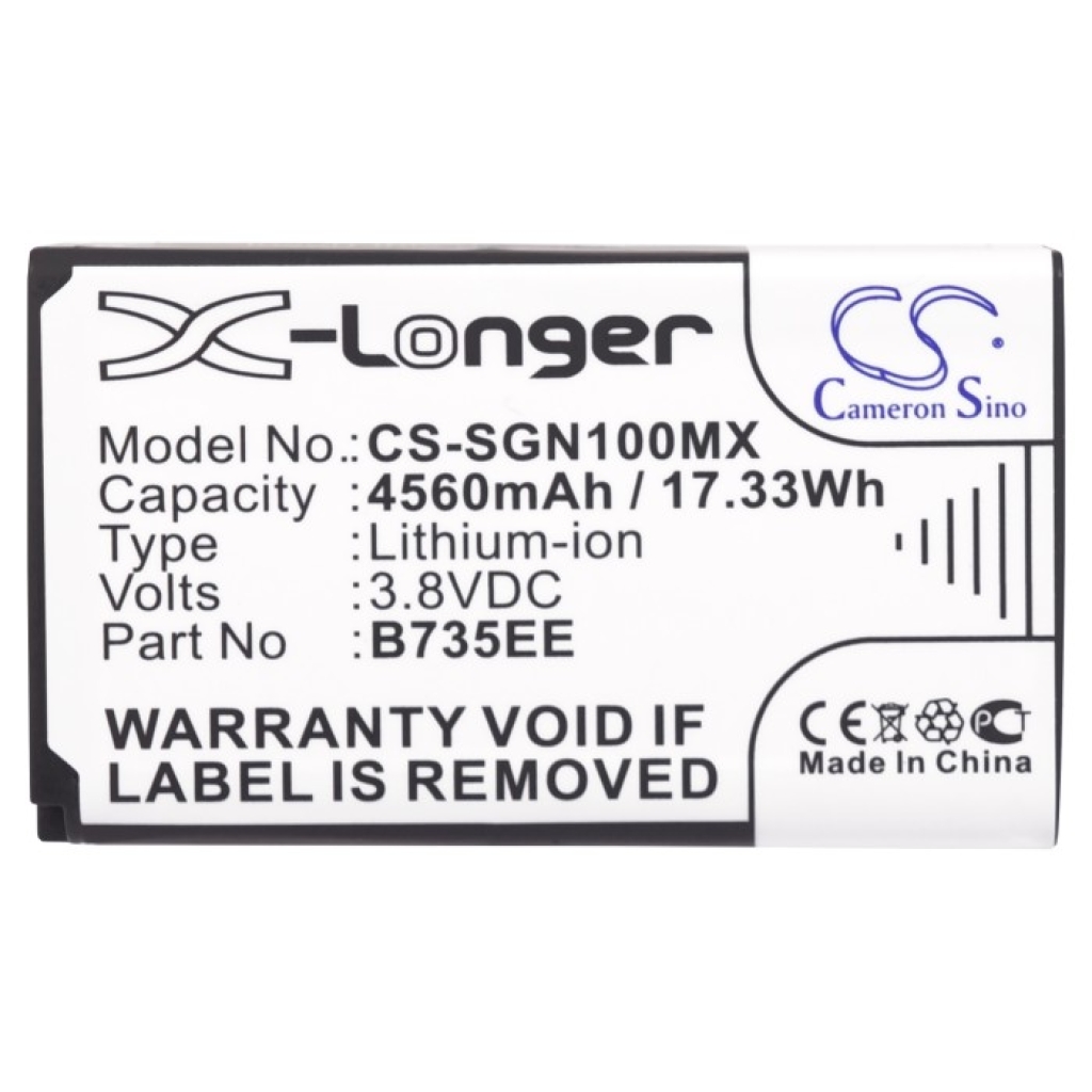 Battery compatible with Samsung