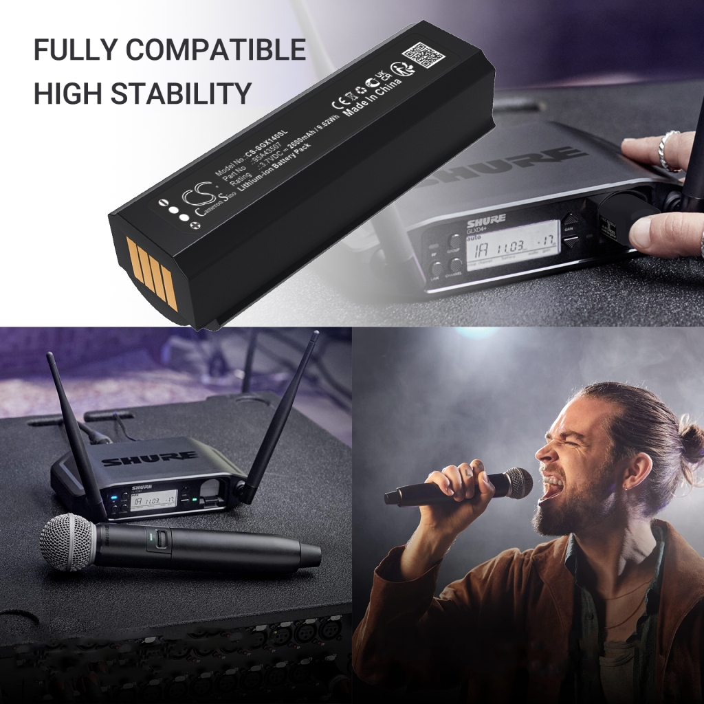 Microphone battery Shure CS-SGX140SL