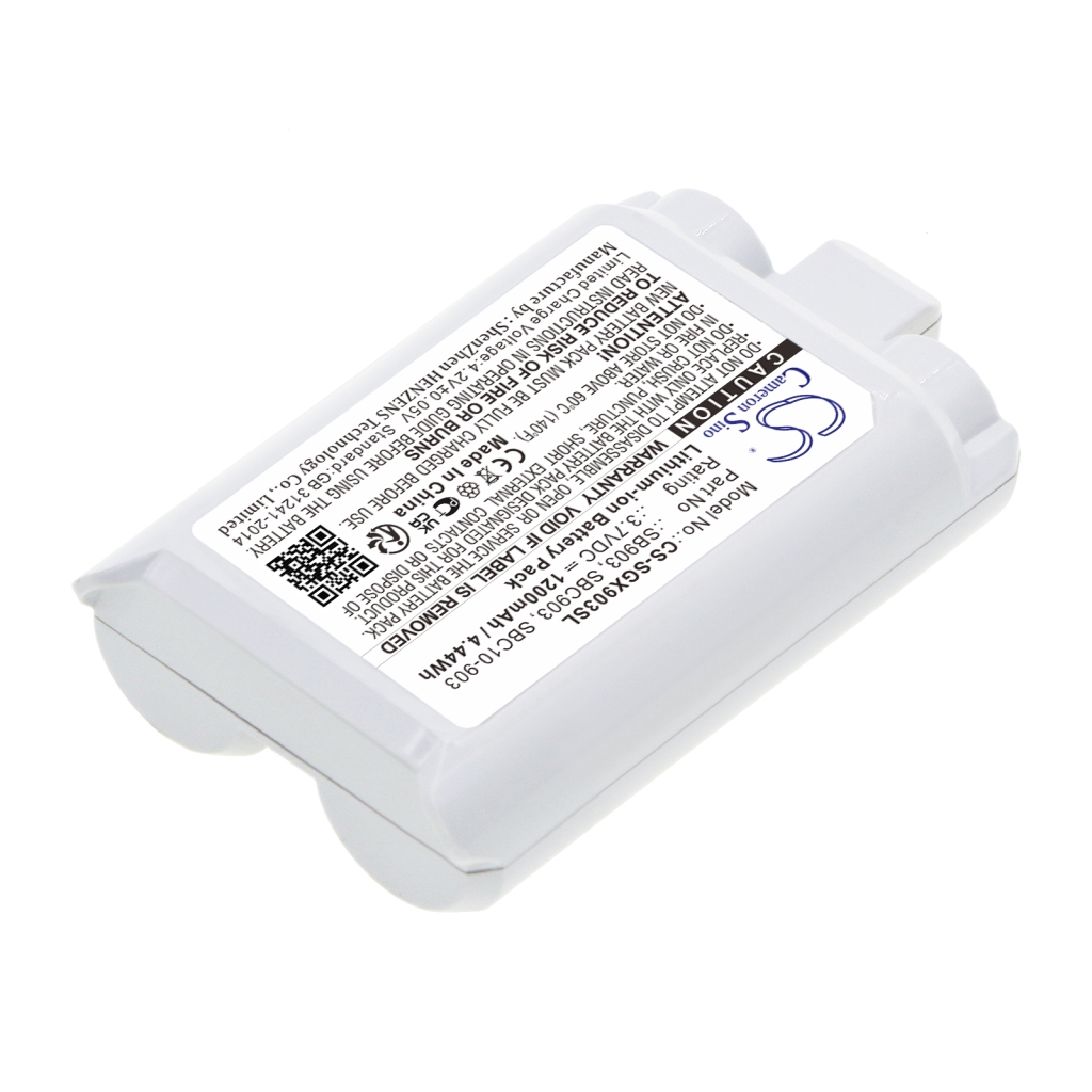 Batteri kompatibel med Shure CS-SGX903SL