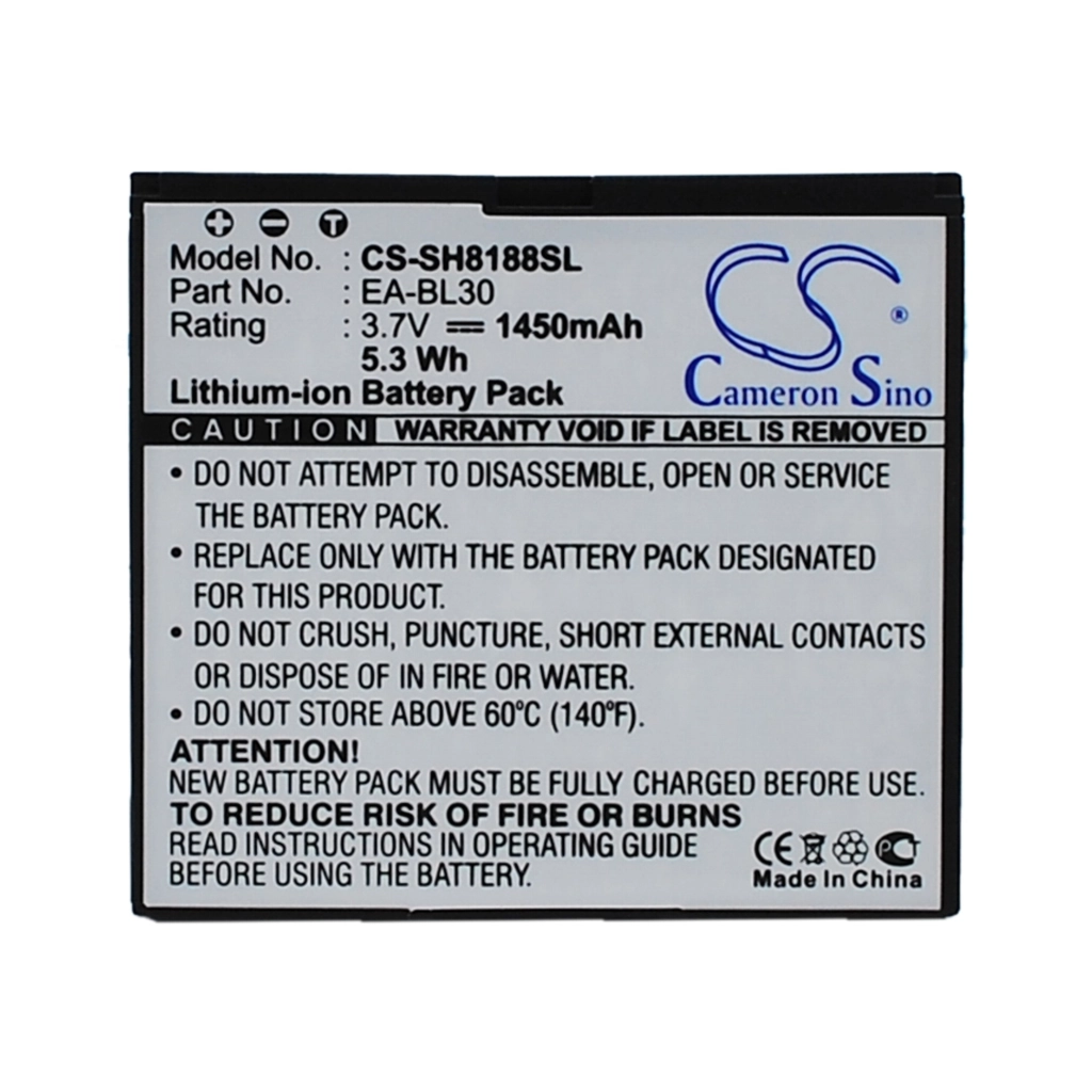 Batterier till mobiltelefoner Sharp CS-SH8188SL