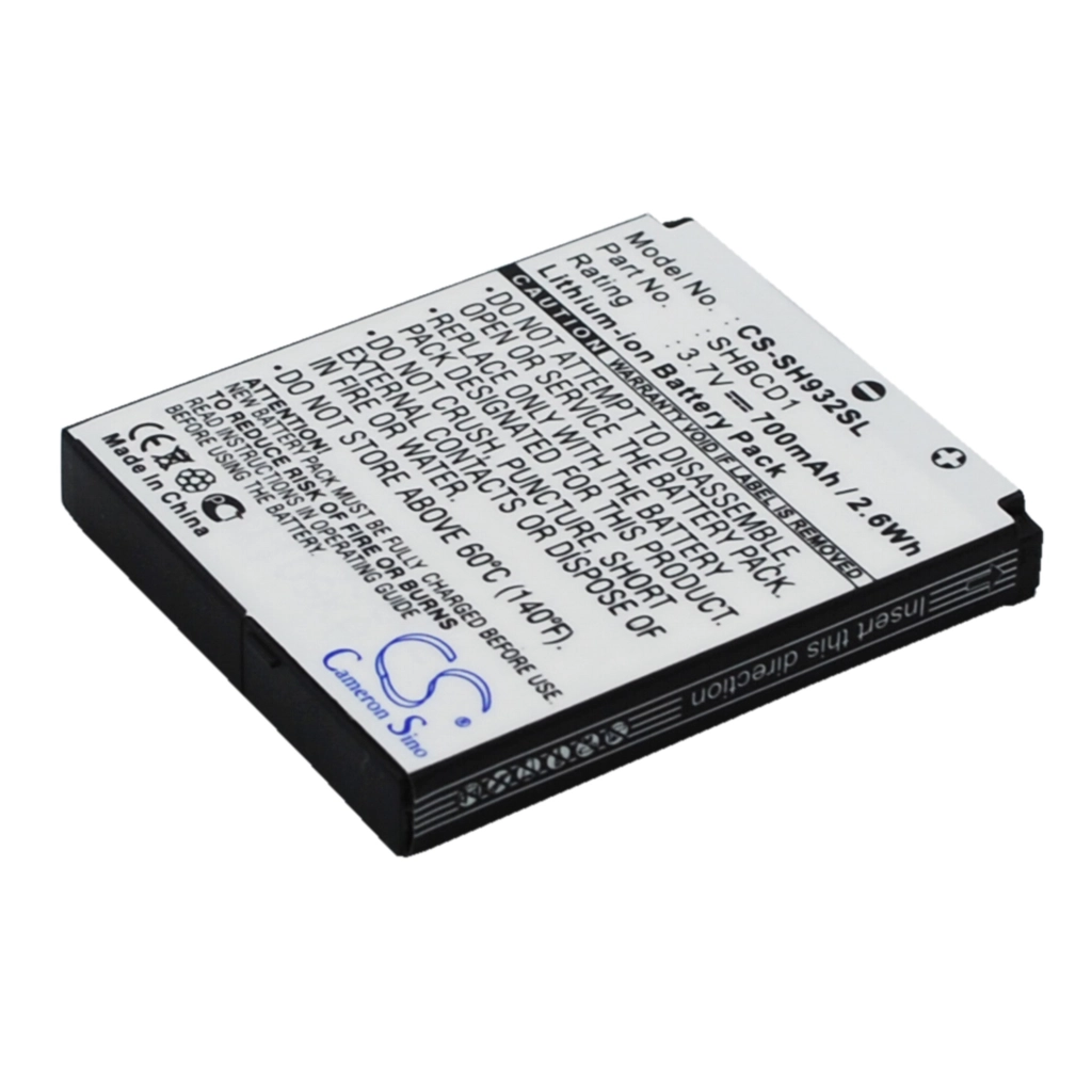Batterier till mobiltelefoner Sharp 932SH