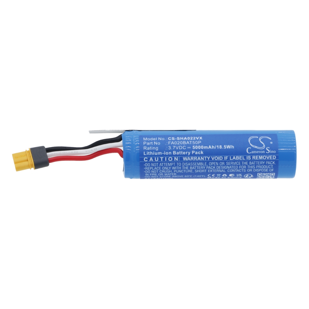 Batterier kompatibel med Shark FA020 FA020 CS-SHA022VX