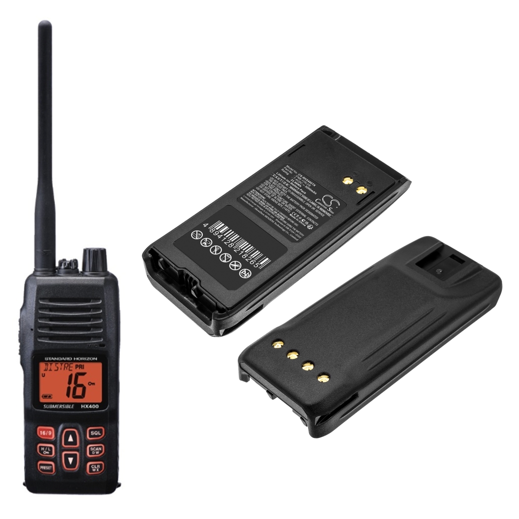 Batterier till radioapparater Standard Horizon CS-SHX400TX