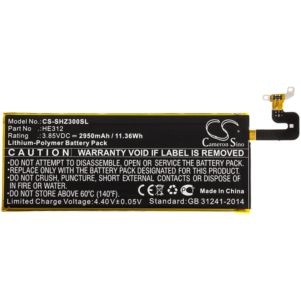 Batterier till mobiltelefoner Sharp CS-SHZ300SL
