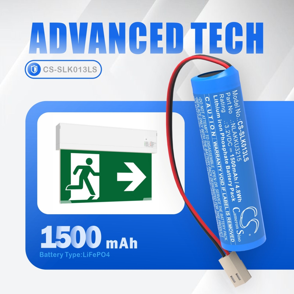 Batterier för hemsäkerhet Schrack CS-SLK013LS
