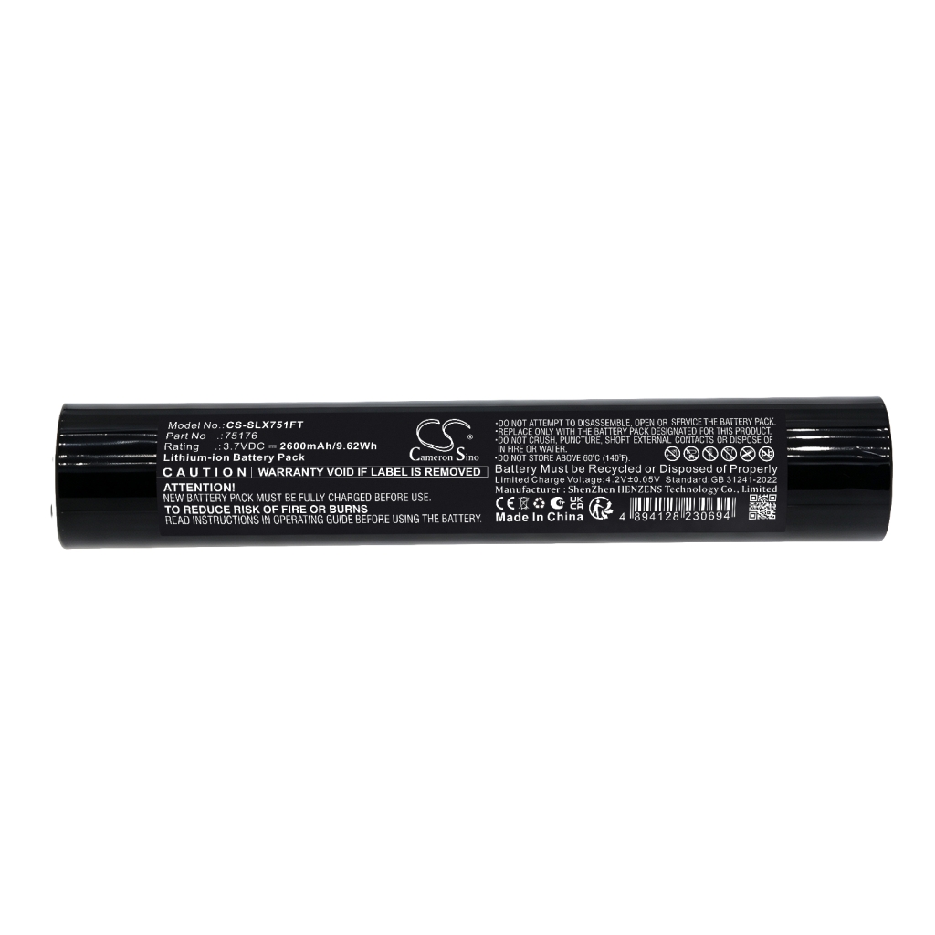 Batterier kompatibel med Streamlight Stinger LED CS-SLX751FT