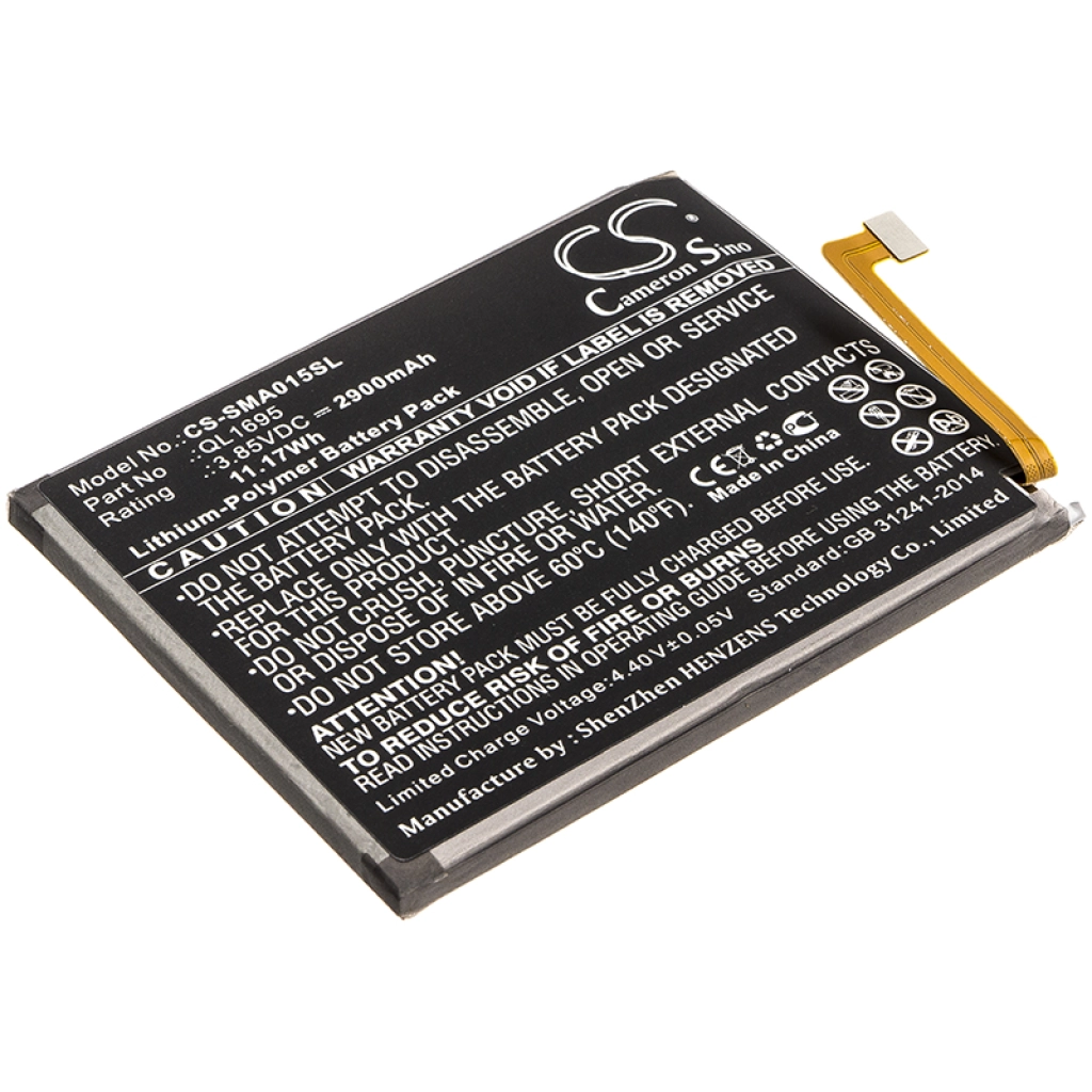 Batterier till mobiltelefoner Samsung CS-SMA015SL