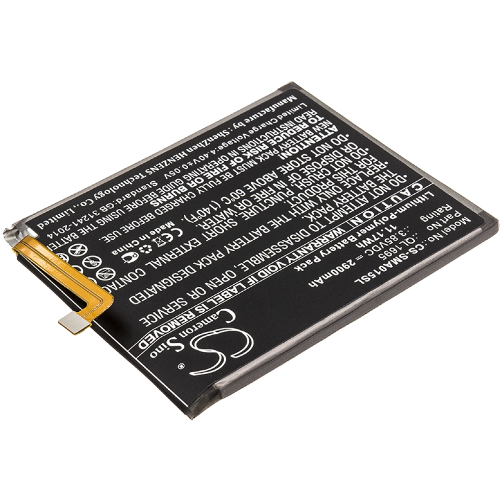 Batterier till mobiltelefoner Samsung CS-SMA015SL