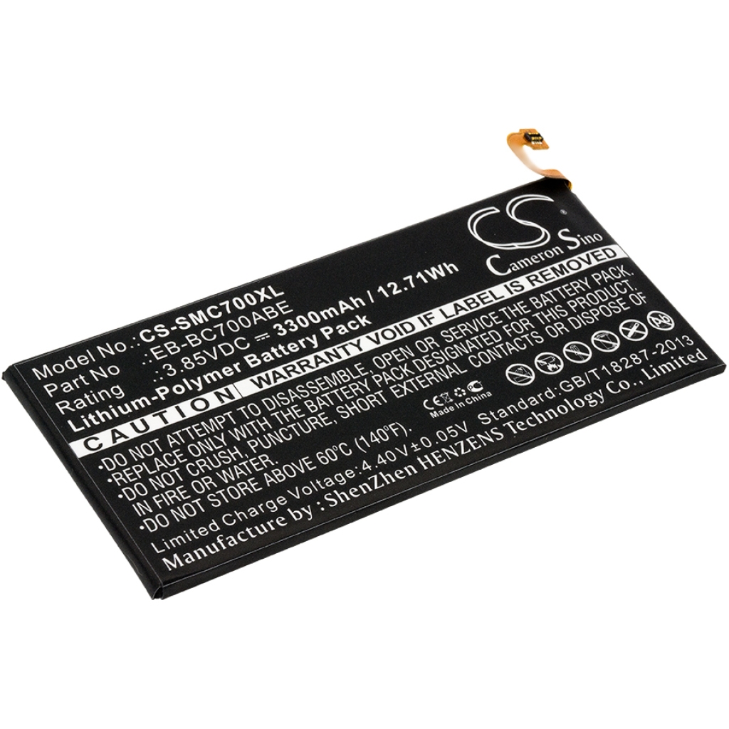 Battery Replaces EB-BC701ABE