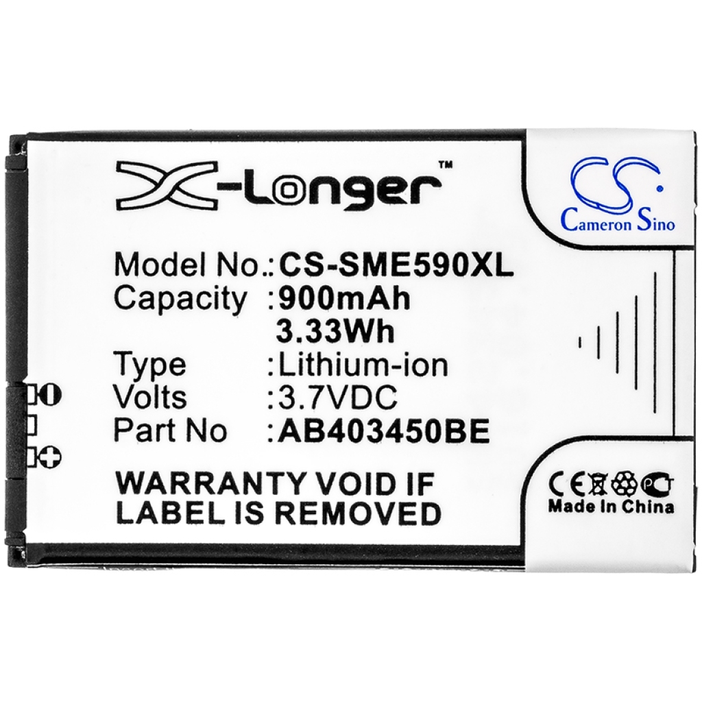 Batteri kompatibel med Samsung CS-SME590XL