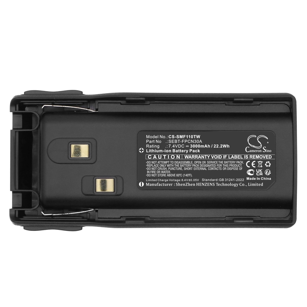 Batterier till radioapparater Samcom CS-SMF110TW