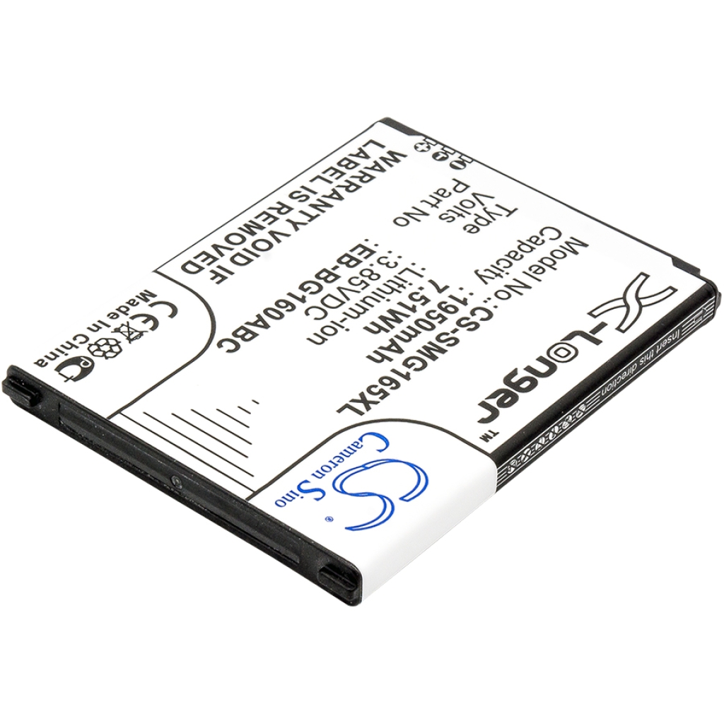 Batterier kompatibel med Samsung Galaxy Folder 2 Folder 2 Dual SIM Folder 2 Dual SIM TD-LTE CS-SMG165XL