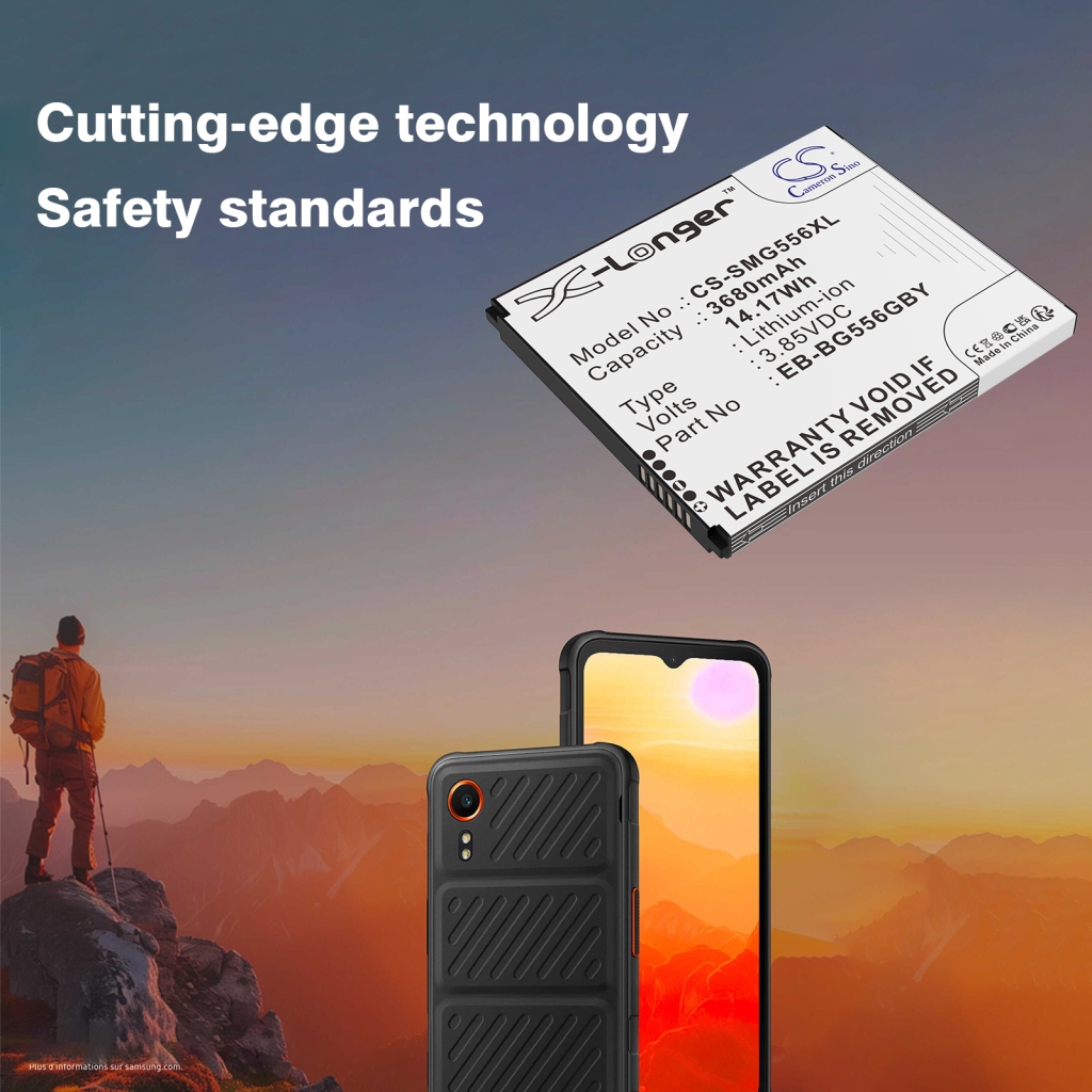 Batterier till mobiltelefoner Samsung CS-SMG556XL